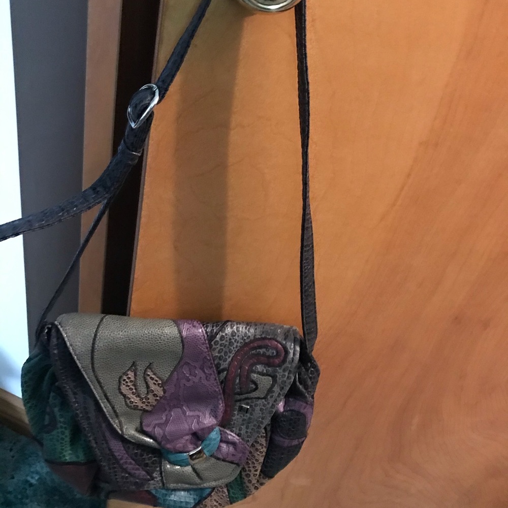 Nas Vintage Multicolor Patchwork Shoulder Bag